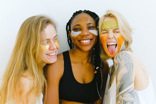 3 happy girls