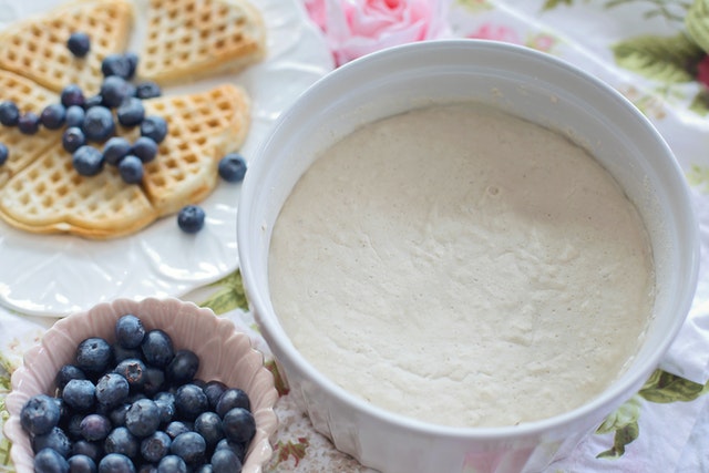blueberry waffles