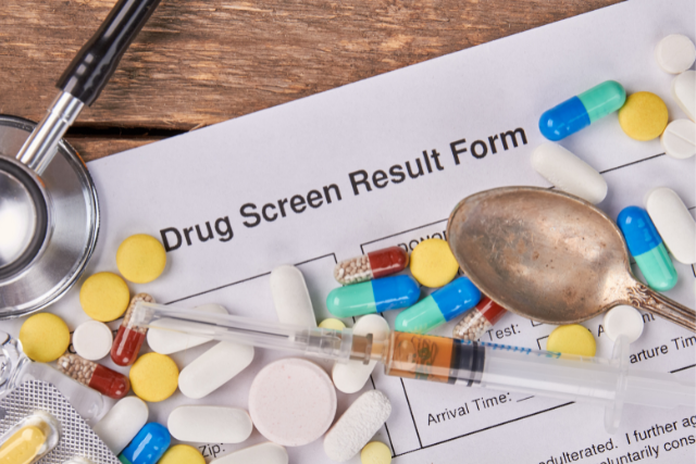 drug screen result form